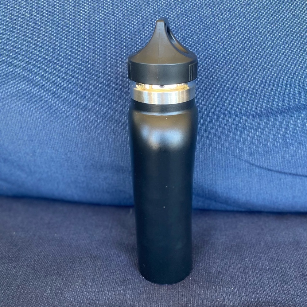 NIB KANGATEEN JOEY  16.9oz Stainless Steel Water Bottle In Black w/extra… - Picture 2 of 8